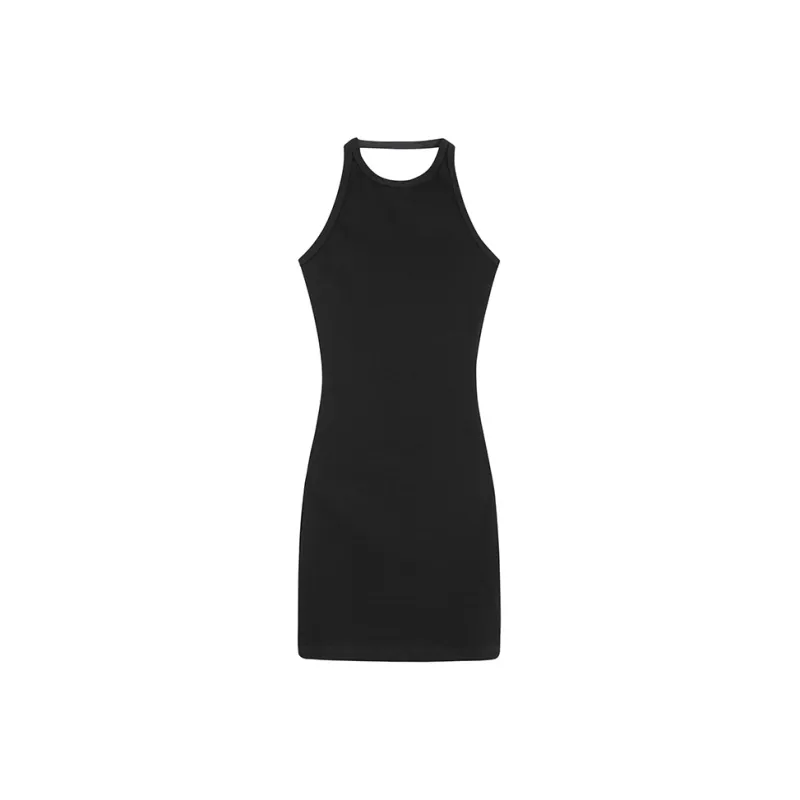 SNZX Sleeveless Dresses Women's Black-0