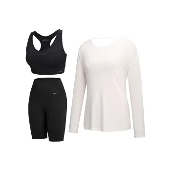 MESUCA Fitness Set Women's Three Piece Set