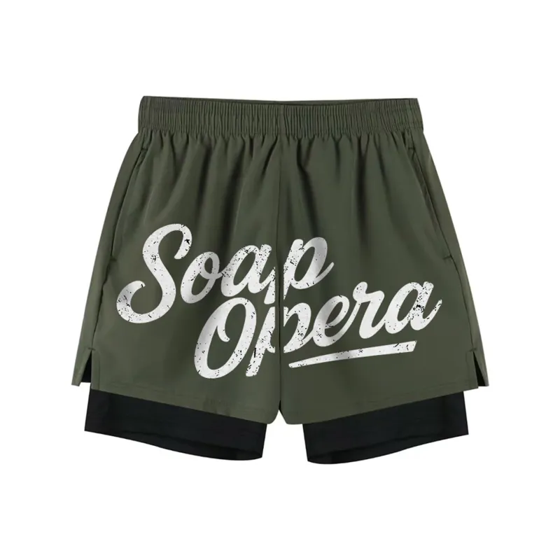 SOAP OPERA Basketball Shorts Unisex-5