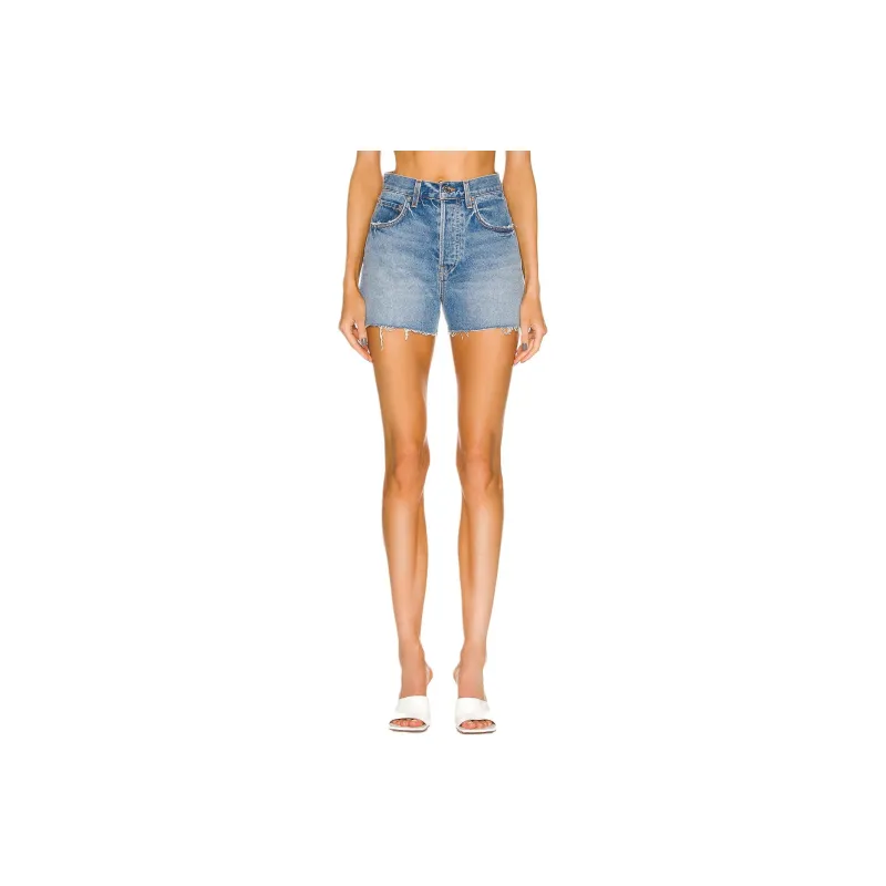 GRLFRND Denim Shorts Women's Blue-0