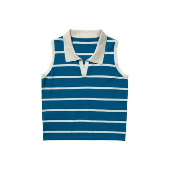 UNRETRO Tank Tops Women's Marine Blue
