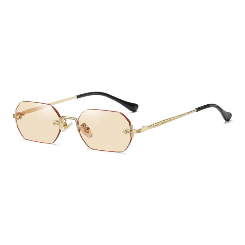 SOMAN Metal Square Sunglasses Unisex-8