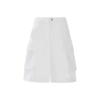 Wen Shan Denim Shorts Women's White