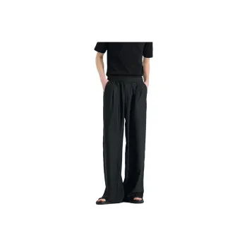 WILD LEADER Casual Pants Men Nighttime Black[XXKW5138W91]