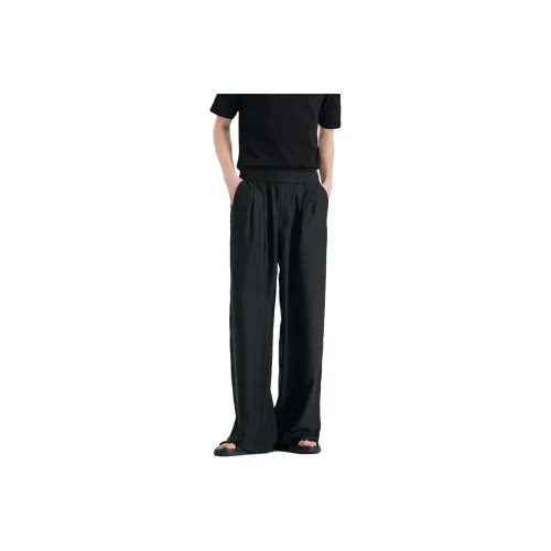 WILD LEADER Casual Pants Men Nighttime Black[XXKW5138W91]