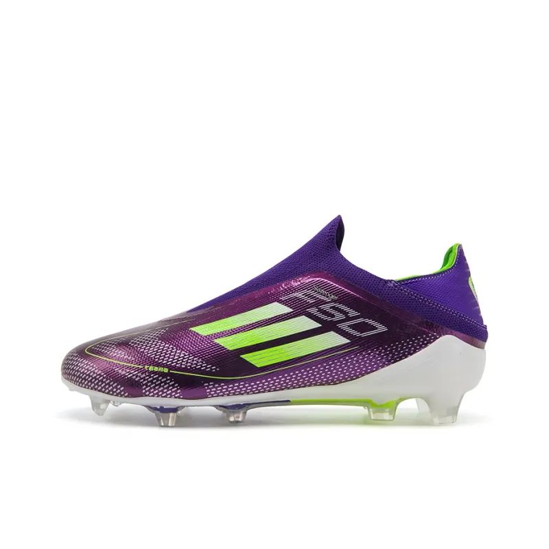 Slazenger Soccer Shoes Unisex Low Top Illusion Purple, Glacier Blue, Black Gold-0