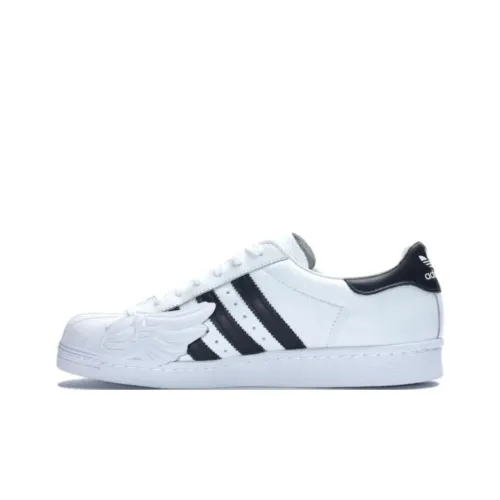 Jeremy Scott x Adidas Originals SUPERSTAR Anti Slip Wear Resistant Low Top Skateboard Shoes Men's White