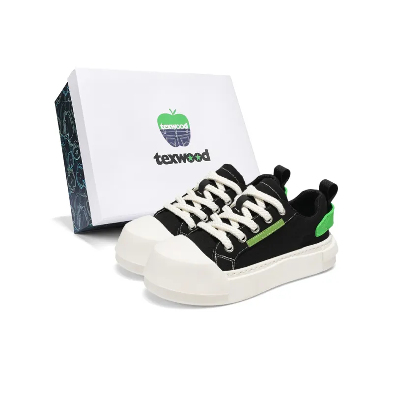 TEXWOOD Slip Resistant Coverage And Balance Low Top Canvas Shoes Men's Box-5