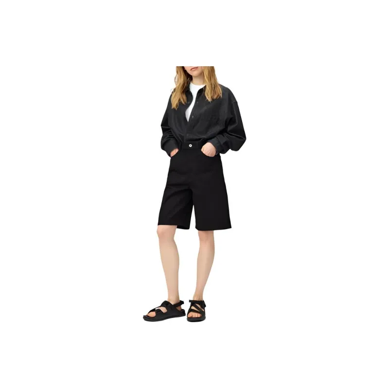 UNIQLO U Collection SS25 Denim Shorts Women's Black-0