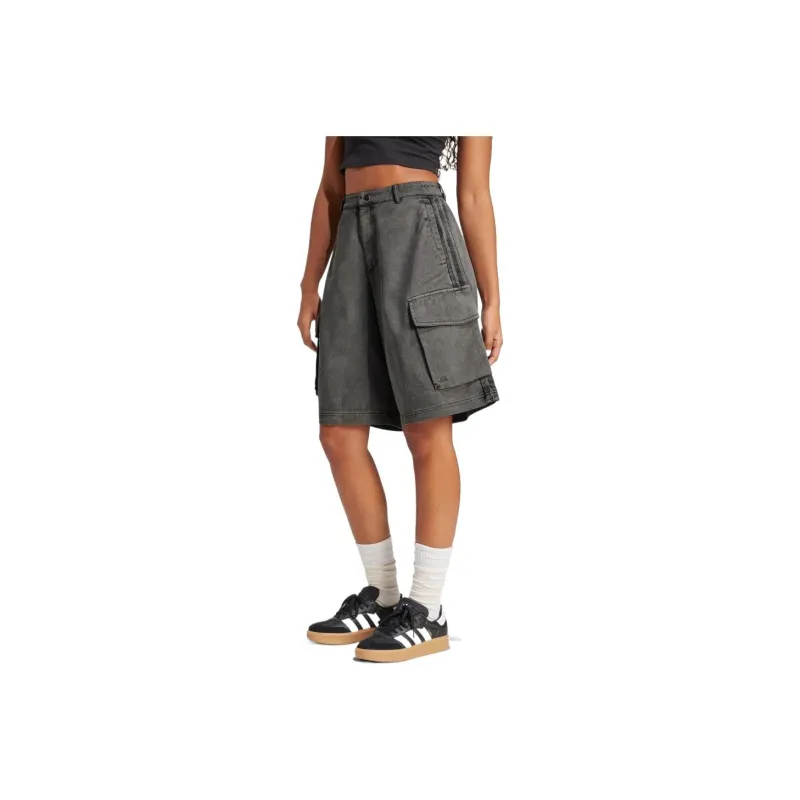 Adidas Originals SS25 Cargo Shorts Women's Black-0