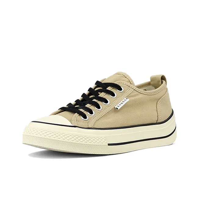 ZSBELLA Anti Slip Wear Resistant Low Top Canvas Shoes Women's-3