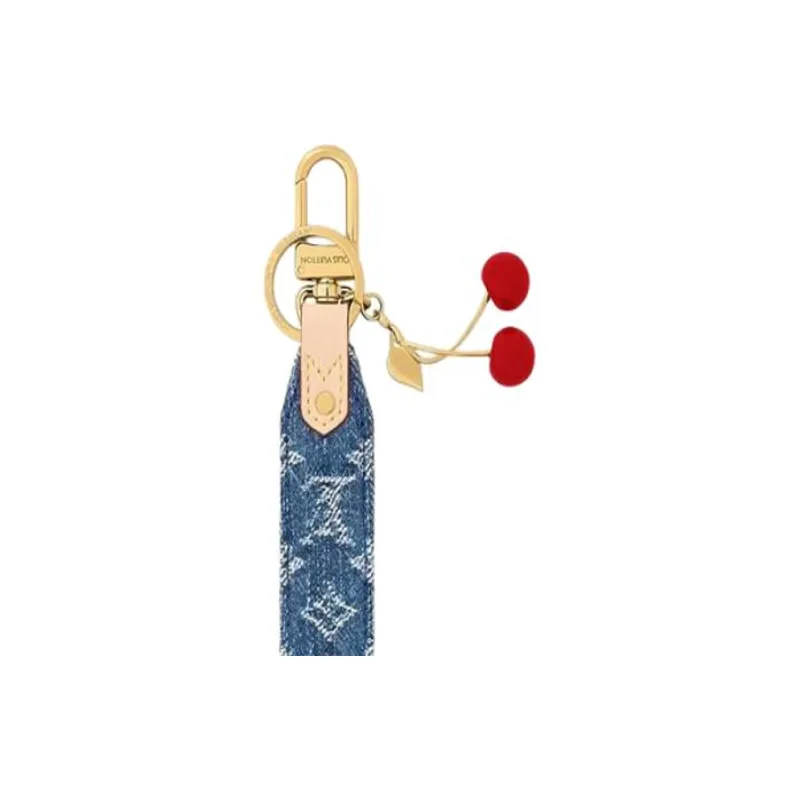 LOUIS VUITTON Takashi Murakami Collaboration Monogram Denim Fabric Bag Accessory Women's Blue-2