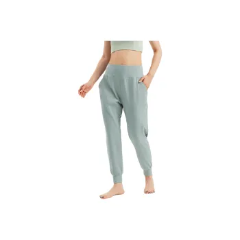 DECATHLON Athletic Trousers Women's Green Jade Color