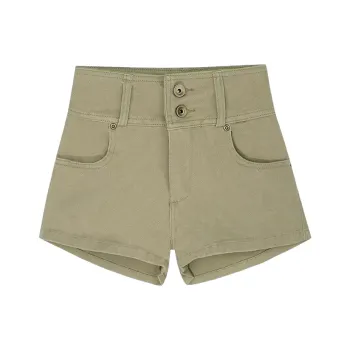 Yvetteclassic Denim Shorts Women's Khaki