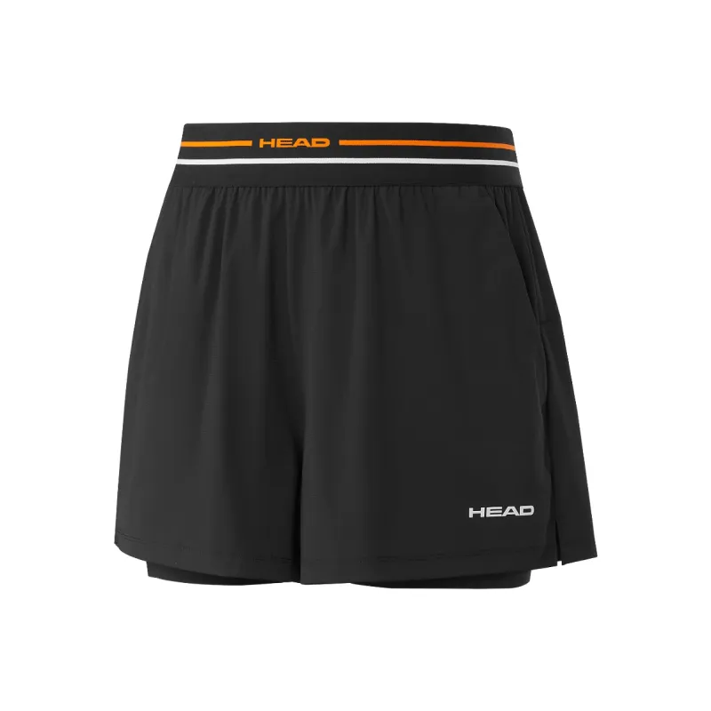 HEAD Sports Shorts Women's Black Solid Color-0