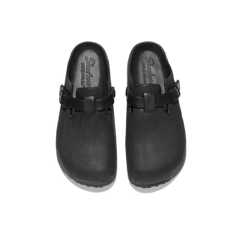 Skechers FOAMIES WOMENS Abrasion Resistant Slip Resistant Closed Toe Slippers Women's Black-3