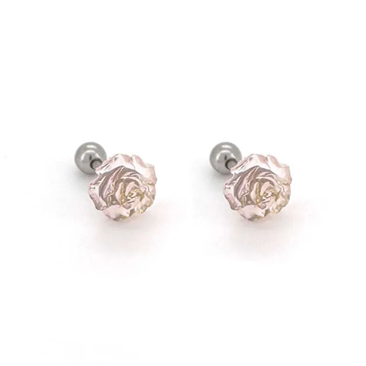 KiNGZiT Titanium Steel Stud Earrings Unisex-6