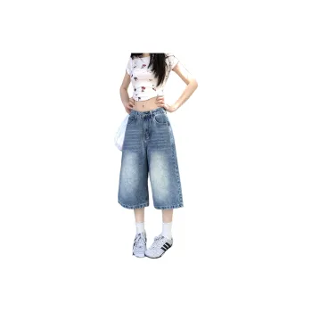 Mu Xiao Xin Denim Shorts Women's