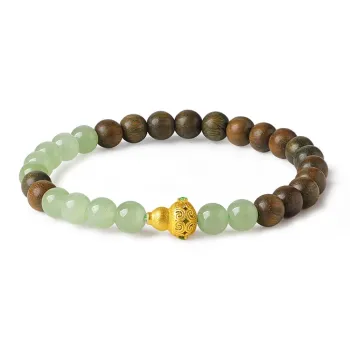 YINXIANGMOU Bracelets Pale Greenish White Jade Women's
