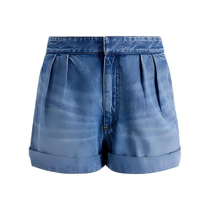 ALICE+OLIVIA Denim Shorts Women's Blue-0