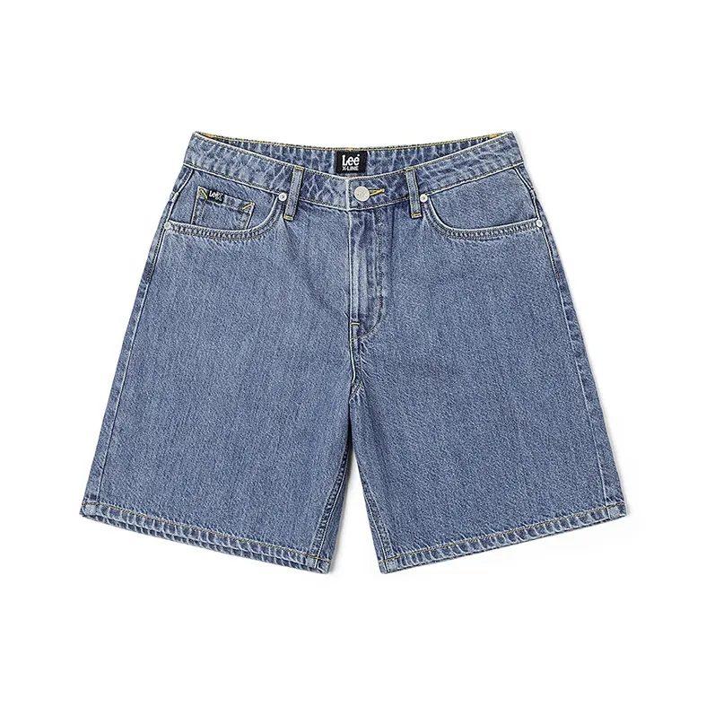 Lee SS25 Denim Shorts Women's Medium Light Blue-0