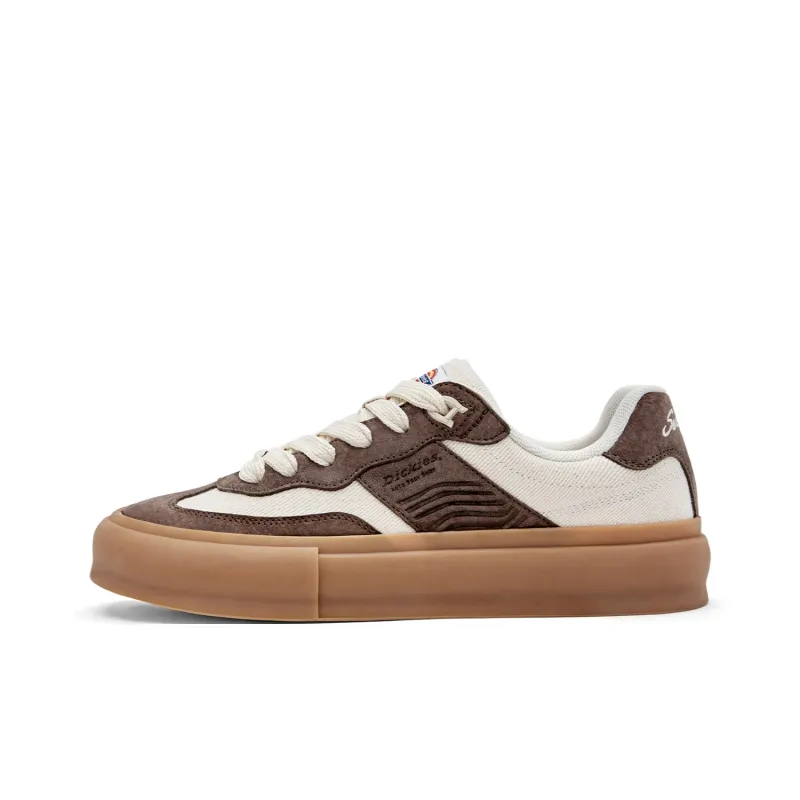 Dickies Low Top Skateboard Shoes Men's Beige Coffee-0