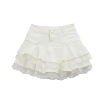 HTHK Denim Short Skirts Women's