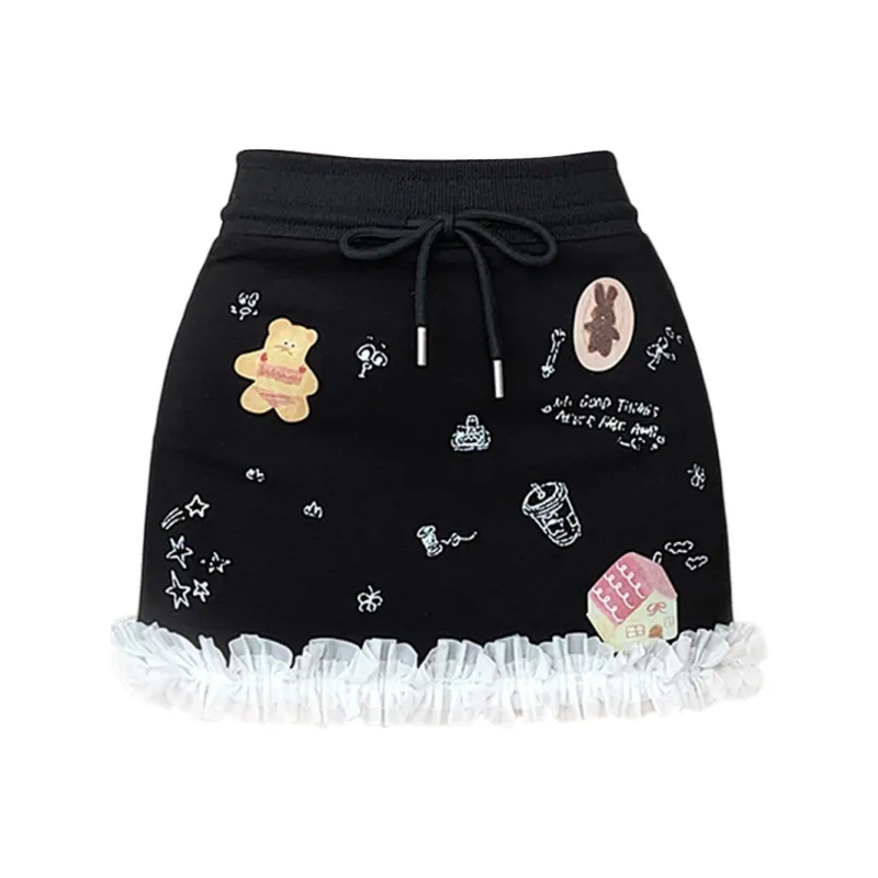Mu Xiao Xin Casual Short Skirts Women's-14