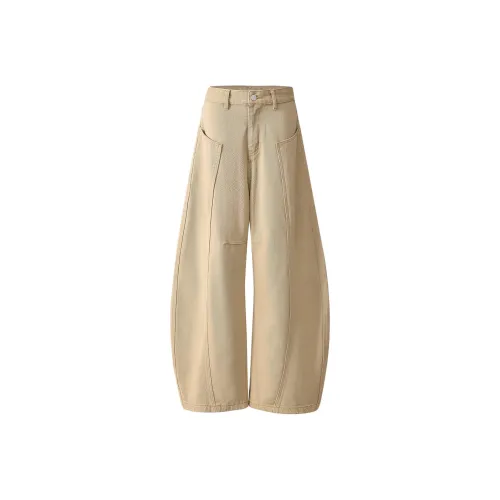 Wen Shan Jeans Women's Apricot