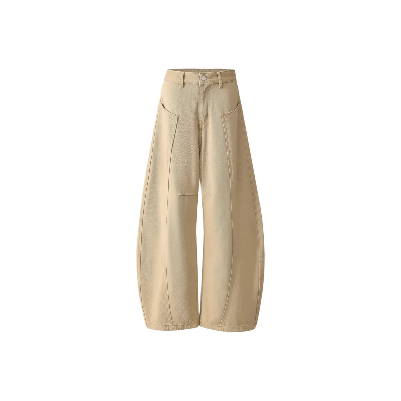 Wen Shan Jeans Women's Apricot-0