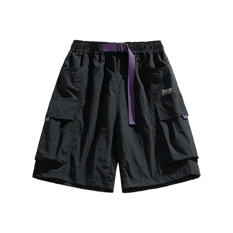 Warrior Huichao Riding The Wind Collection Cargo Shorts Unisex-15