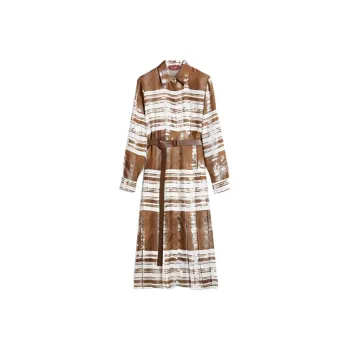 MaxMara Long Sleeved Dresses Women's Brown