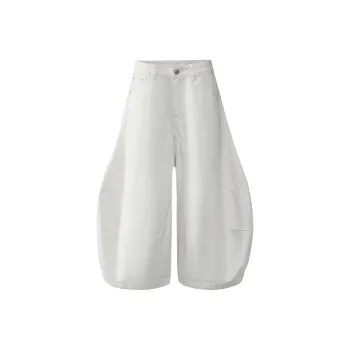 Wen Shan Denim Shorts Women's White