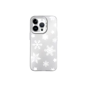 Wei Xin Acrylic Material Stars Snowflake Phone Cases Compatible With IPhone 16/15 Pro Max/Apple 13/14 Pro/Max