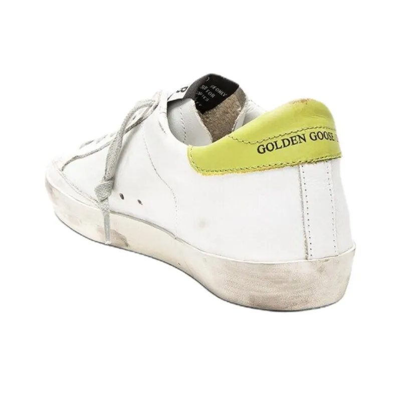 Golden Goose Super Star Low Top Skateboard Shoes Women's White-3
