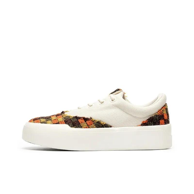 KAISER Checkerboard Piece Lightweight Anti Slip Low Top Skateboard Shoes Unisex-12
