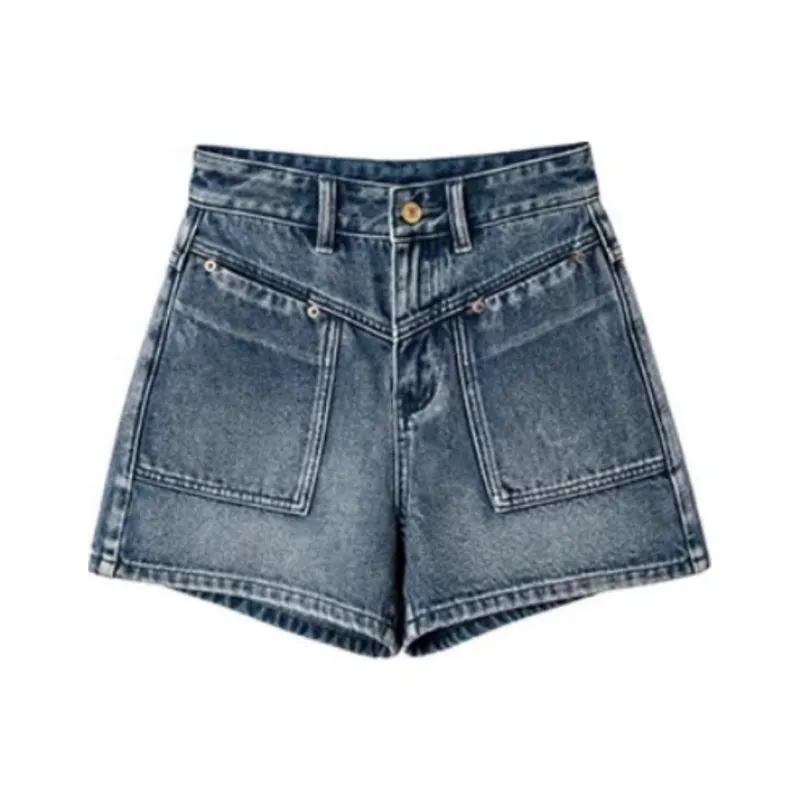 EKOOL Denim Shorts Women's Blue-0