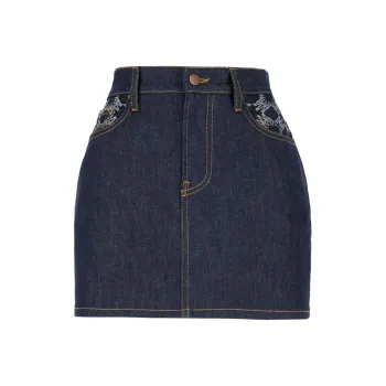 AMIRI Ma Quad Monogram print Skirt