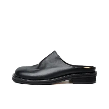 FED EVA Rubber Sole Odor Resistant, Abrasion Resistant Closed Toe Slippers Men's Black