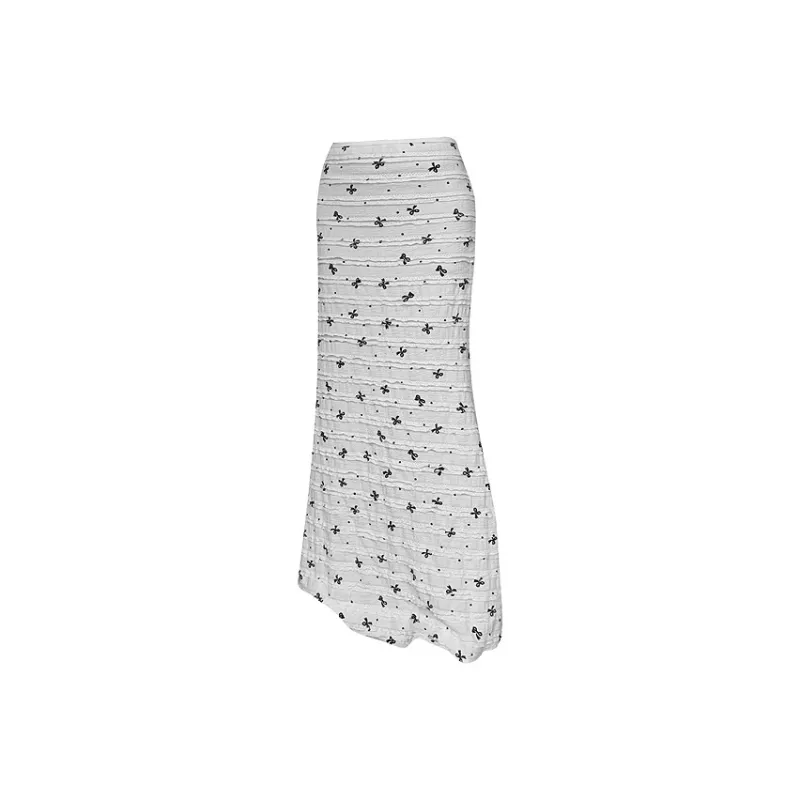 FLIM Comfortable Casual Long Skirt Women's-6