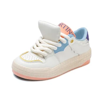 BINGO DUCK Slip Resistant Low Top Skateboard Shoes Women's
