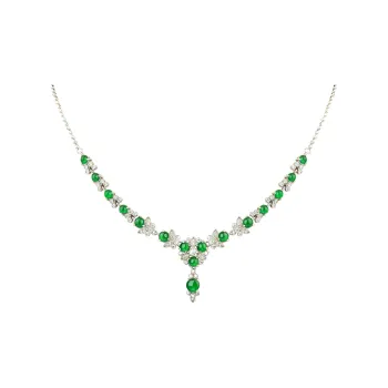 CUIYURIJI Ice Glutinous Jadeite Necklaces Women's