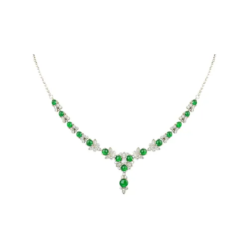 CUIYURIJI Ice Glutinous Jadeite Necklaces Women's
