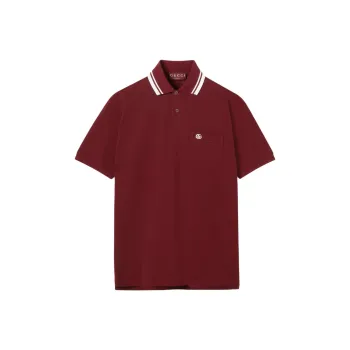 GUCCI Lido FW25 Polo Shirt Men's Ancora Red