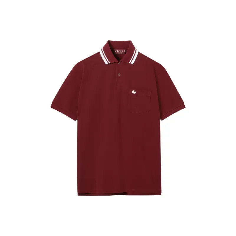 GUCCI Lido FW25 Polo Shirt Men's Ancora Red-0