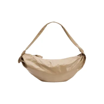 Lemaire Croissant Series Cow Leather Croissant Bag, Crossbody Bag, Shoulder Bag Tubas Unisex Yellow