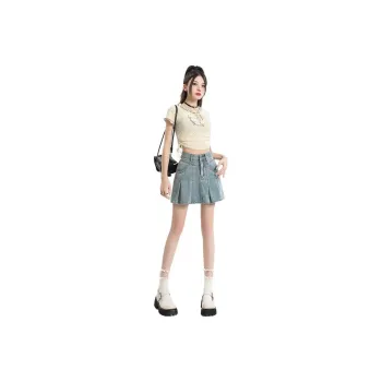 XIANSINIAO Denim Short Skirts Women's