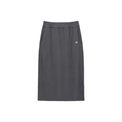 GAP EasyChill Collection Casual Long Skirt Women's Dark Gray