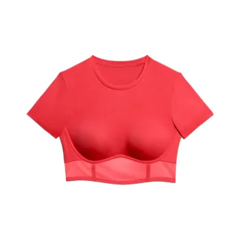 Adidas Ivy Park Corset Crop Top Real Coral