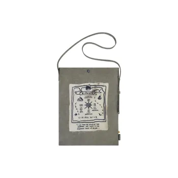 POP MART HIRONO Fabric Crossbody Bag, Shoulder Bag Unisex Green